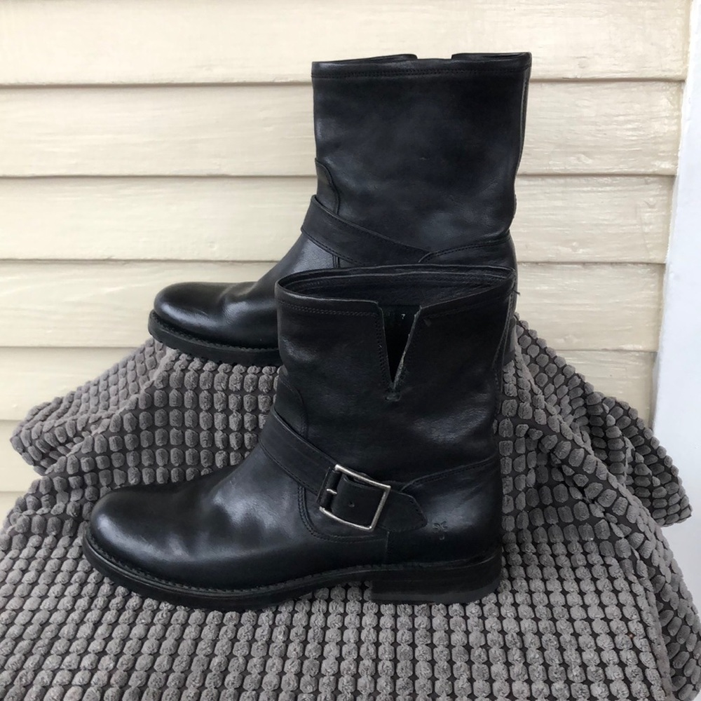 Frye Natalie Short Engineer Boots
